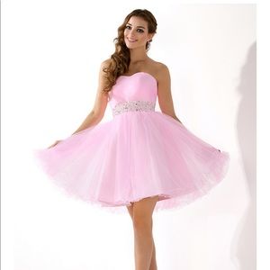 Pink homecoming/prom dress